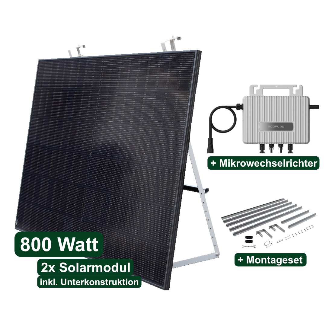 Premium Balkonkraftwerk Komplettset