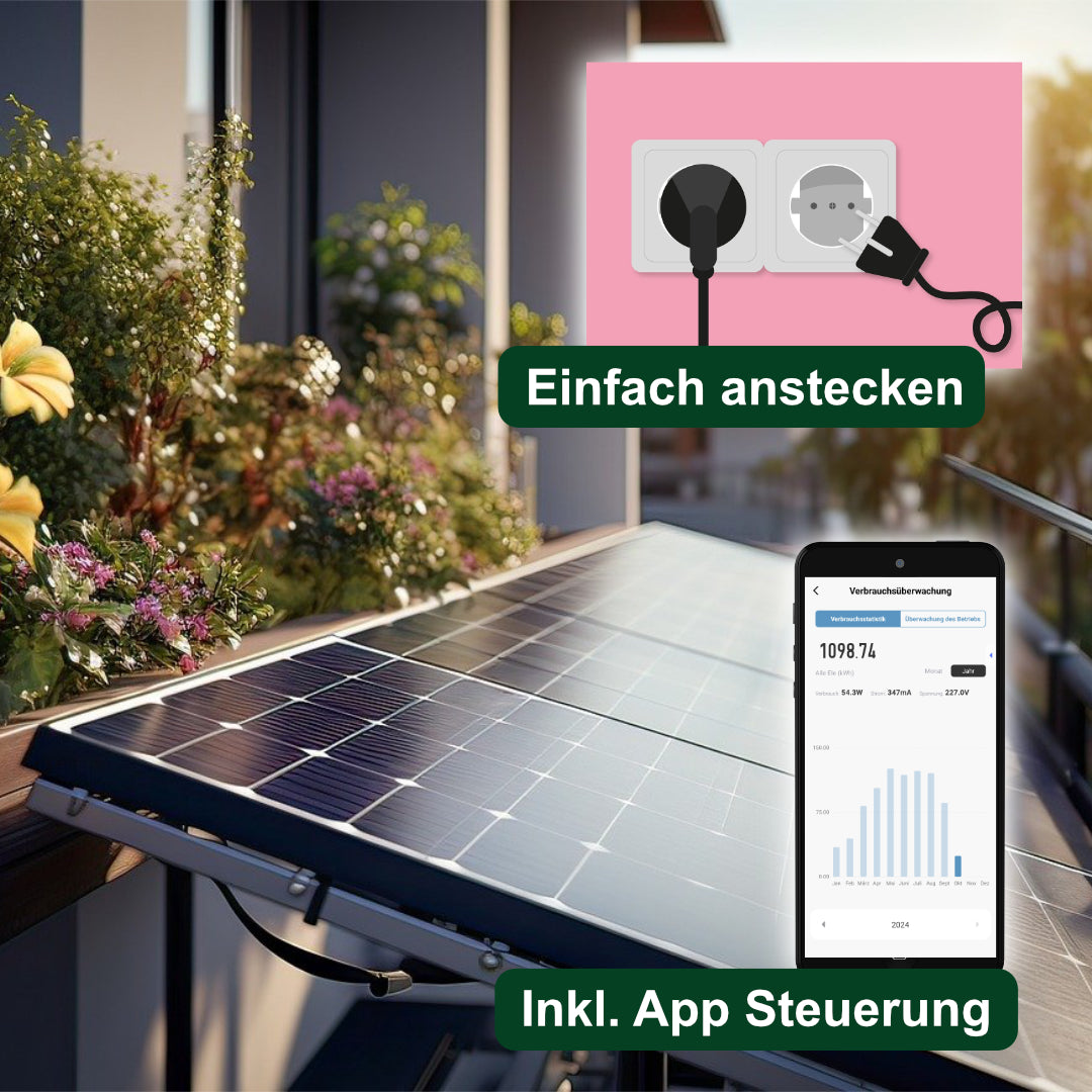 Premium Balkonkraftwerk Komplettset