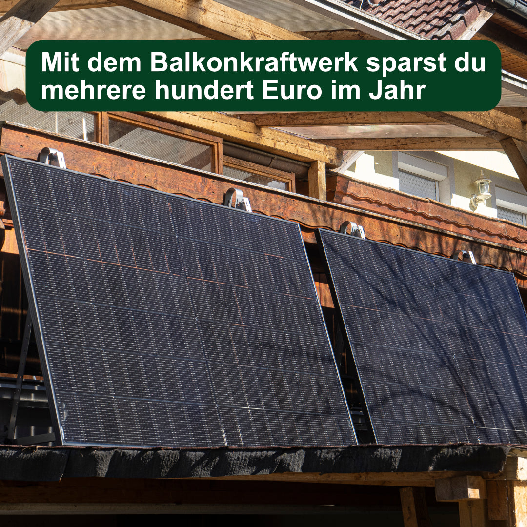 Premium Balkonkraftwerk Komplettset
